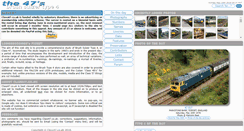 Desktop Screenshot of class47.co.uk
